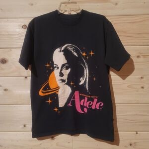 Weekends With Adele Black Tee Shirt Size M 20x27